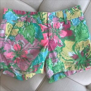 Lily Pulitzer Callahan shorts size 00 stretchy